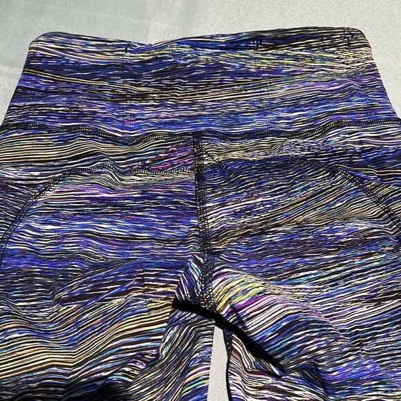 LULULEMON Fast and Free Tight II Interconnect Blue Multi Size 2 C34 - Picture 12 of 14